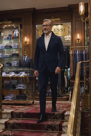 Tramarossa Filippo T Denim Sport Jacket — Dark Blue