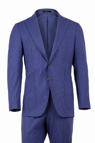Sartorio Virgin Wool Pinstripe Suit
