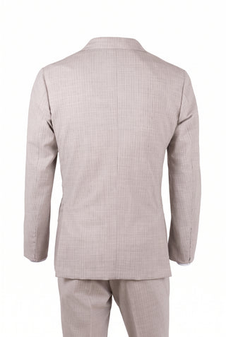 Sartorio Virgin Wool Pinstripe Suit — AI studio photo