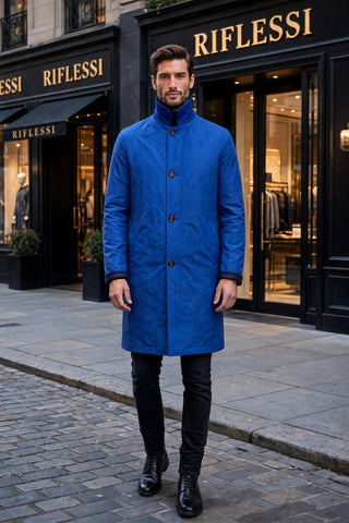 Kired by Kiton Peak Cashmere Reversible Raincoat