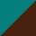 Teal/ Dark Brown