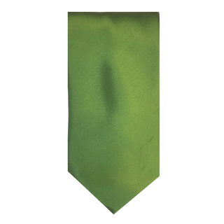 Brioni Green Solid Silk Tie