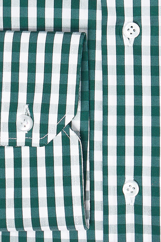 Sartorio Napoli by Kiton Green Plaid Shirt