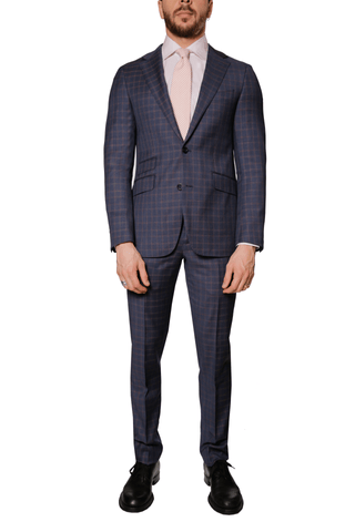 Carlo Barbera Dark Blue Wool Super 140's Suit