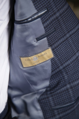 Carlo Barbera Dark-Grey Wool Super 140s Suit