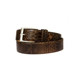 High Class Brown Python Skin Belt