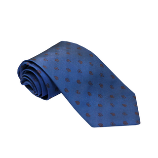 Pal Zileri Blue Pattern Silk Tie