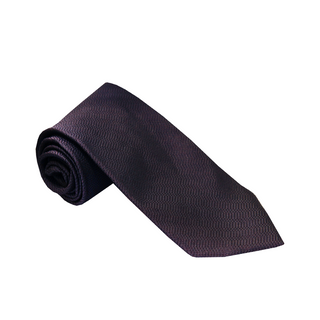 Pal Zileri Dark-Purple Solid Silk Tie