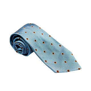 Pal Zileri Light-Blue Dotted Silk Tie
