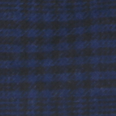 Kiton Navy-Blue Plaid Cotton Shirt